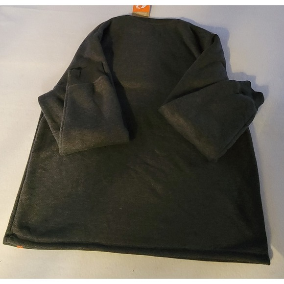 The American OutdoorsmanSherpa Lined Waffle Henley Shirt Size XXL Color Gray - Picture 10 of 11